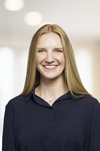 Profilbillede af Sara Varming, Finansbachelortrainee Storkunder